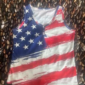 Patriotic T Shirt. Size medium
